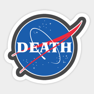 Nasa / Death Logo Tribute/Parody Design Sticker